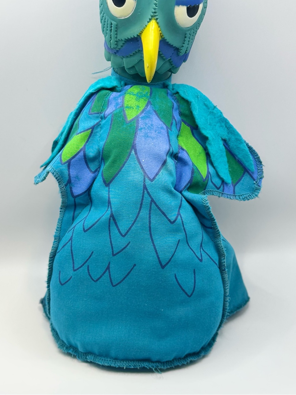 Vintage 1977 Ideal Mr. Rogers' Neighborhood "X The Owl" Stuffed Hand Puppet - Picture 4 of 15
